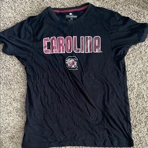 Colosseum Black and Red Short Sleeve T-Shirt